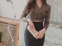 气质端庄的职业套裙性感美女诱惑图片