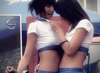 千奇百怪的走光:形形色色走光瞬间图片