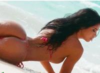 撸管子专用妹子乳摇: 漂亮妹子教你撸管子