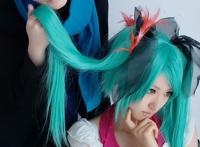初音未来肛门塞葱图片:初音cos h葱