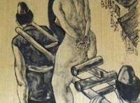 古代酷刑骑木马图片酷刑审讯女地下党黄励