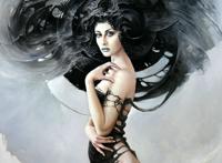 人体油画欣赏：赤裸裸的美奈子