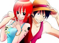 娜美被路飞上动态图：海贼王同人漫画图