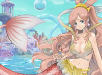 海贼王白星公主的乳沟图：海贼王白星的胸全出来