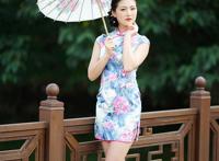 风韵旗袍少妇图片：少妇王洁妮