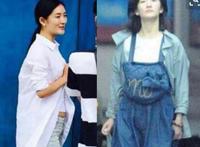 谢娜怀孕20周大肚照图片