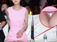 赵丽颖的小粉头照片：胸前的两个小粉头图