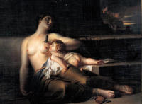 女人体油画作品欣赏：现代人体油画作品欣赏