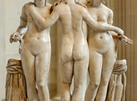 三美神、红唇、照片、油画艺术：人体艺术摄影集,天姿