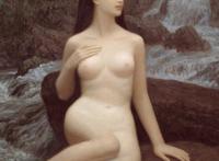 丽图原创摄影图片欣赏：人体油画写生图片欣赏