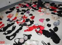 小偷专偷女士内衣照片：偷女同学穿过的内衣裤