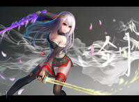 dnf女鬼剑剑豪邪恶图片：dnf女角色本子百度云