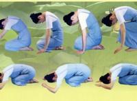 跪膝法的正确图解图片