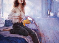 李勤油画高清大图:李勤东方神女油画全图 李勤油画高清大图:李勤东方神女油画全图