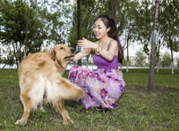 狗吊图片搞笑大全图片：狗的好大哦啊哦