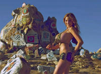 俄罗斯美女赤祼献身：同性美女赤身祼体热吻