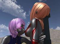 莉莉卡奥特曼被冷冻截图