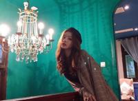 温婉五天不洗头出境 用干发剂让头发变得蓬松