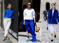 宝蓝色衣服搭配什么颜色好看 气质女神风穿搭