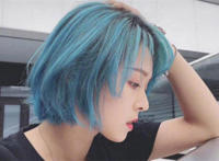 天使蓝头发怎么染 天使蓝掉色后变什么色