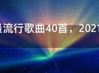 2021最流行歌曲40首，2021火爆网红歌