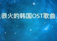 网络上很火的韩国OST歌曲，内地非常受欢迎的韩国电视剧歌曲