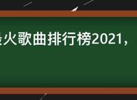 抖音最火歌曲排行榜2021，抖音最火100首歌曲