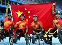 中国残奥健儿1小时摘3金