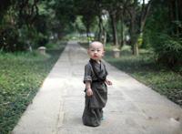 西禅寺超萌小和尚图片 可爱真人小姐姐们特喜欢