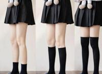 jk裙子底部的视野 穿jk制服的女孩