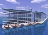 自由号海上漂浮城市构想简介 投入100亿美元建成了吗