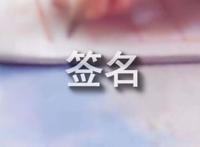 感情签名