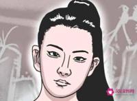 面相清秀的女人