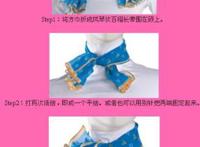 长条丝巾的各种系法图解