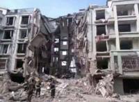内蒙古小区爆炸，整栋居民楼受到严重损害