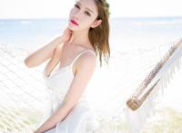 望月憧(望月あられ)海滩长裙 死库水