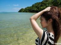 滨崎步 日本美女游荡在青山绿水间