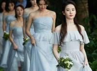 伴娘比新娘还漂亮怎么办？刘亦菲伴娘装太美啦