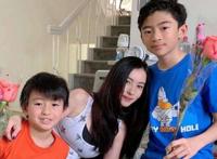 张柏芝三胎生父曝光？为三胎庆生，小儿子正面照曝光！