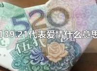 139.21代表爱情什么意思