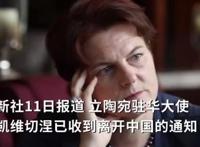 立陶宛大使刚到中国就收到离境通知,目前是什么情况？？