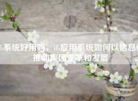 ifs系统好用吗，ifs应用系统如何以信息化推动集团变革和发展
