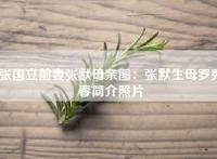 张国立前妻张默母亲图:张默生母罗秀春简介照片