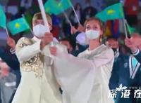 哈萨克斯坦女旗手好像仙女 网友称其有雅典娜既视感