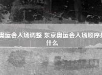 奥运会入场调整 东京奥运会入场顺序是什么