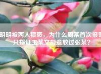 明明被两人猥亵，为什么周某首次报警只指证王某文刻意放过张某？