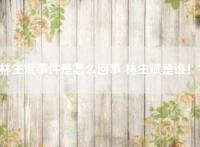 林生斌事件是怎么回事 林生斌是谁！？