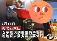 大妈高铁吸烟触发警报下跪求饶 具体什么情况？？