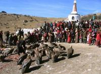 神秘而血腥的西藏“天葬”