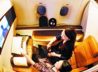 世界上最大客机A380头等舱的豪华套房（图）